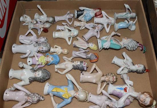 A collection of open arm pin dollies